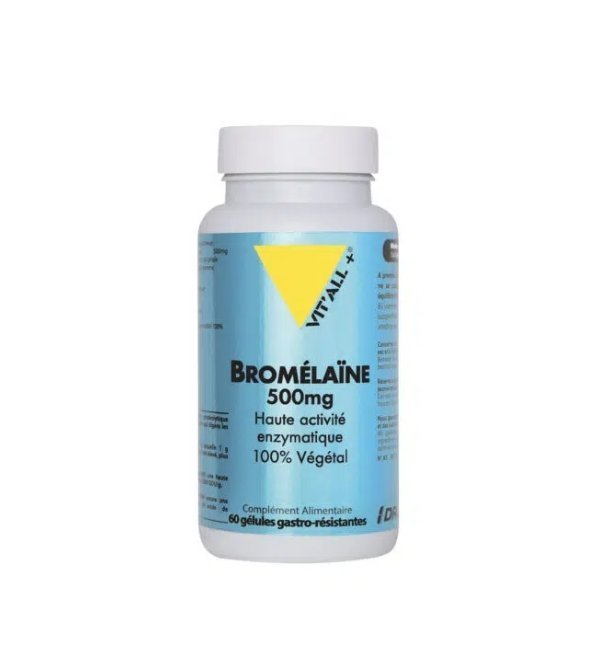 VITALL-PLUS-BROMELINE-500MG-60GEL-1.jpg VITALL PLUS BROMELINE 500MG 60 GELULES – Image 1