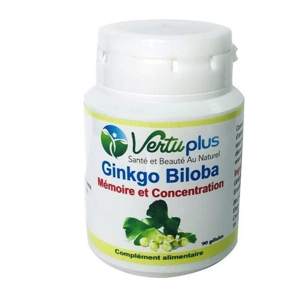 VERTU PLUS GINKGO BILOBA 90GELULES