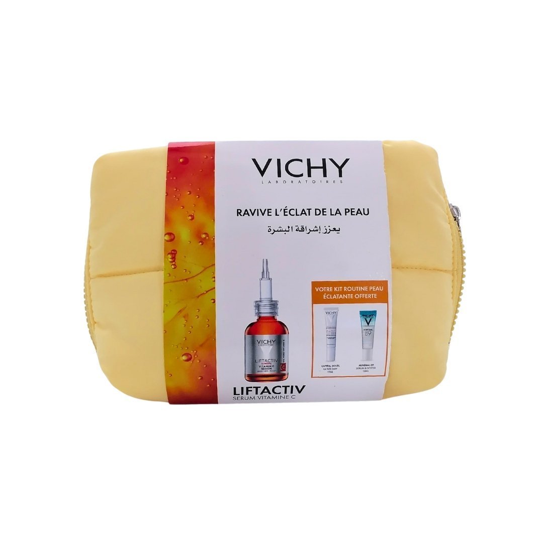Vh-Liftactiv-Trousse-Serum-Vit-C-20mlMineral-89-Uv-age-Daily-ECH-1.jpg Vichy Liftactiv Trousse Serum Vitamine C 20ml+ Mineral 89 & Uv-Age Daily – Image 1