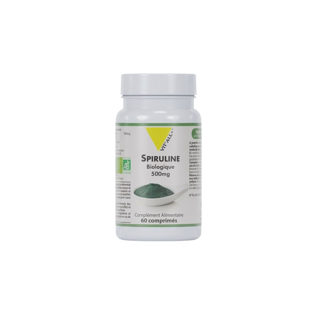 Vit-all-Spiruline-500-Mg-60-Capsules.png Vit’all+ Spiruline 500 Mg 60 Capsules – Image 1