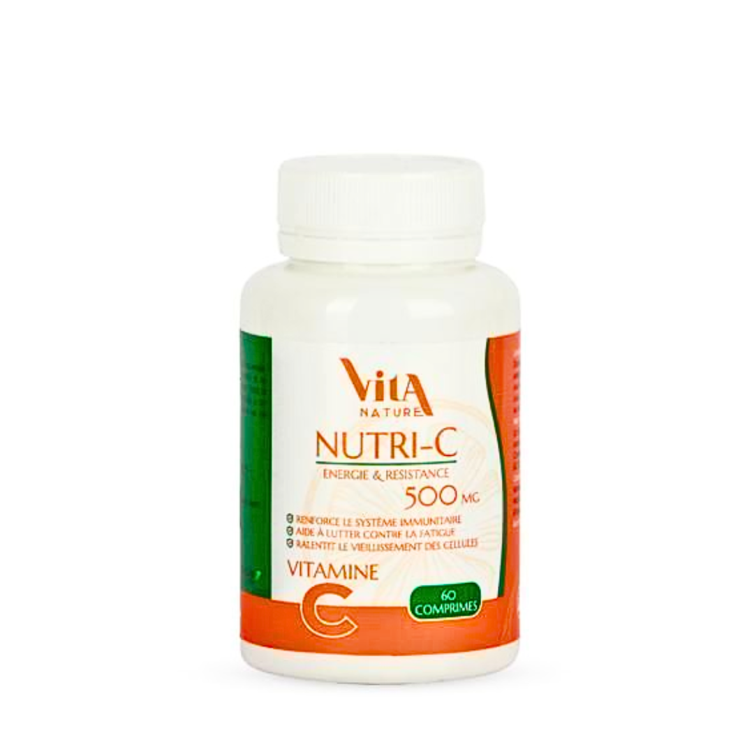Vita-nature-nutri-c-500mg-60cmp.png Vita Nature Nutri-C 500mg 60 Comprime – Image 1