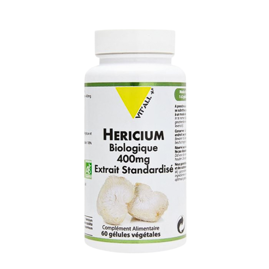 Vitall-Hericium-Biologique-400mg-60gelules.png Vit’all+ Hericium Biologique 400mg 60Gelules – Image 1