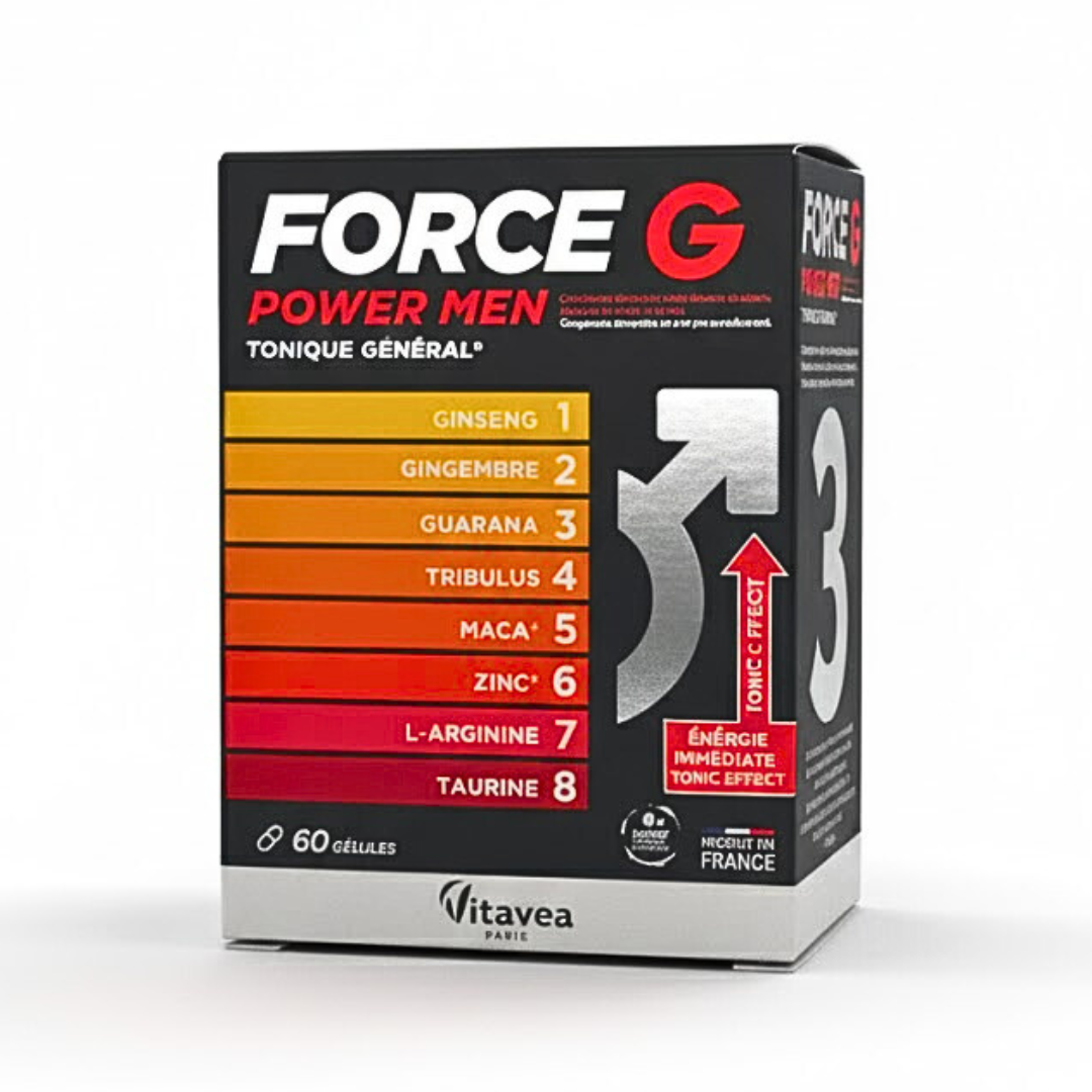 Vitavea-Force-G-Power-Men-60gelules.png Vitavea Force G Power Men 60 Gelules – Image 1