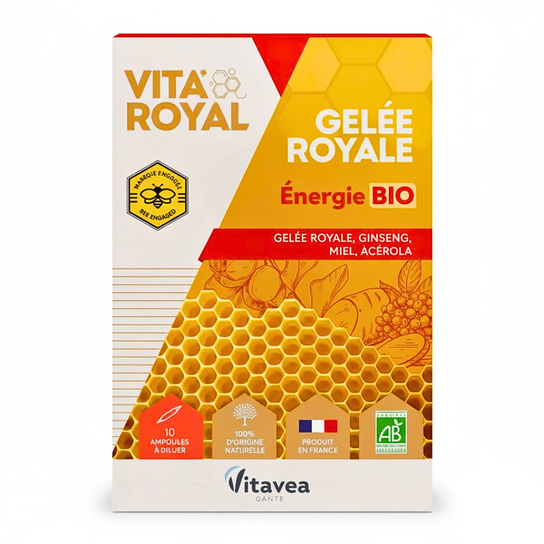 Vitavea-Vita-Royal-Energie-Bio-Ampoules-1010ml.png Vitavea Vita Royal Energie Bio Ampoules 10x10ml – Image 1