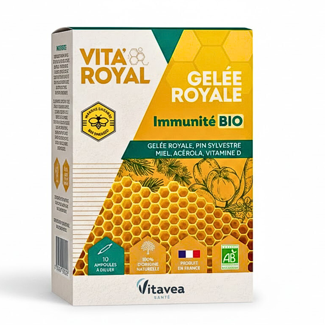 Vitavea-Vita-Royal-Immunite-Bio-Ampoules-1010ml.png Vitavea Vita Royal Immunite Bio Ampoules 10x10ml – Image 1