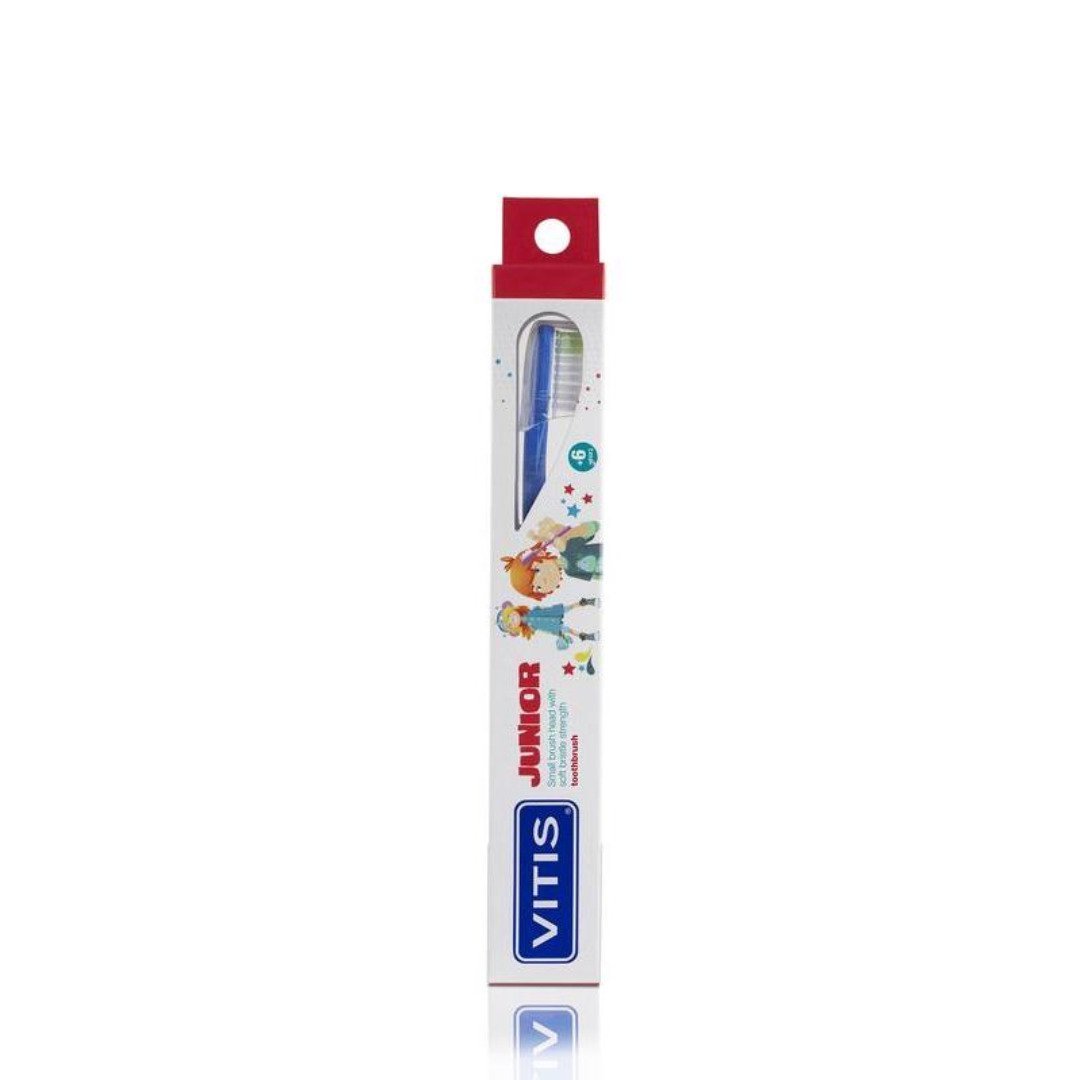 Vitis-bad-junior-6ans.jpg Vitis Brosse a Dent Junior +6ans – Image 1