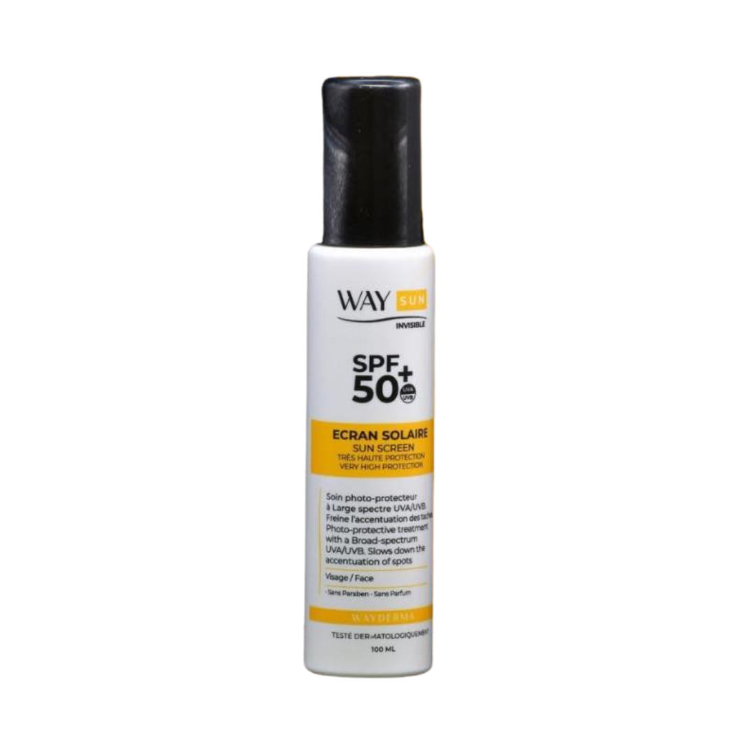 Way-sun-ecran-solaire-invisible-spf50-100ml.png Way Sun Ecran Solaire Invisible Spf50+ 100ml – Image 1