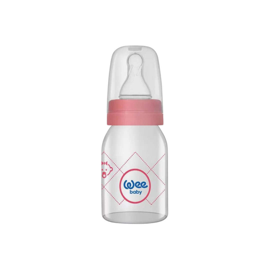 WeeBaby-bib-classic-en-verre-0-6m-125ml-877-F-1.png WeeBaby Biberon Classic en Verre 0-6m 125ml 877-F – Image 1