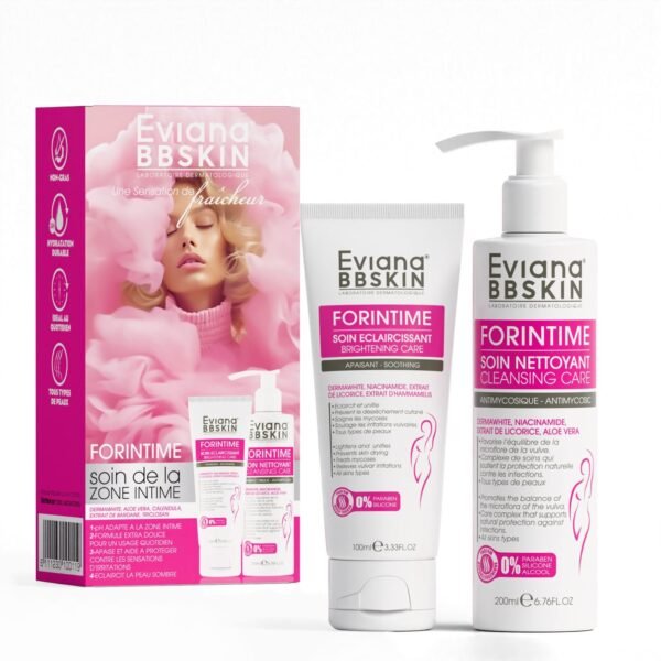 Eviana Forintime Gel Intime 200ml+Creme Eclaircissant 50ml Pack