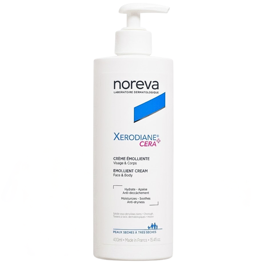 Xerodiane-Cera-Creme-Emollient-400ml.png Noreva Xerodiane+ Cera Creme Emollient 400ml – Image 1