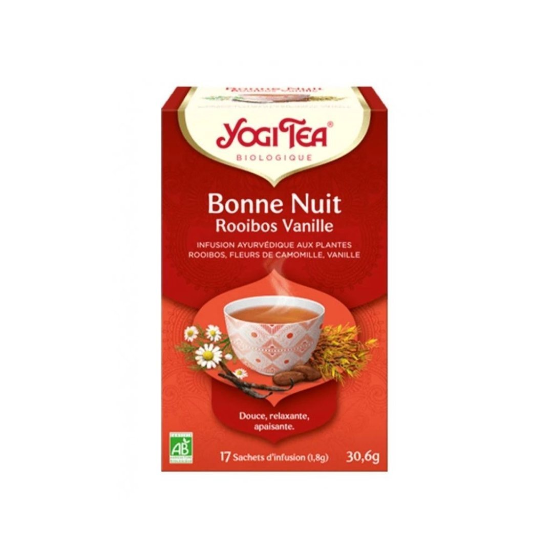 YOGI-TEA-BONNE-NUIT-ROOIBOS-VANILLE-17-X-2G.jpg YOGI TEA BONNE NUIT ROOIBOS VANILLE 17 X 2G – Image 1