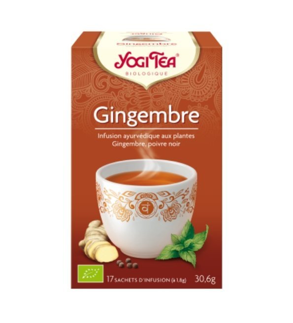 YOGI-TEA-GINGEMBRE-172G-1.jpg YOGI TEA GINGEMBRE 17 X 2G – Image 1