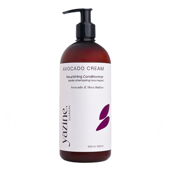 Yazine Apres Shampoing Sans Sulfate A Huile D&rsquo;Avocat 500ml