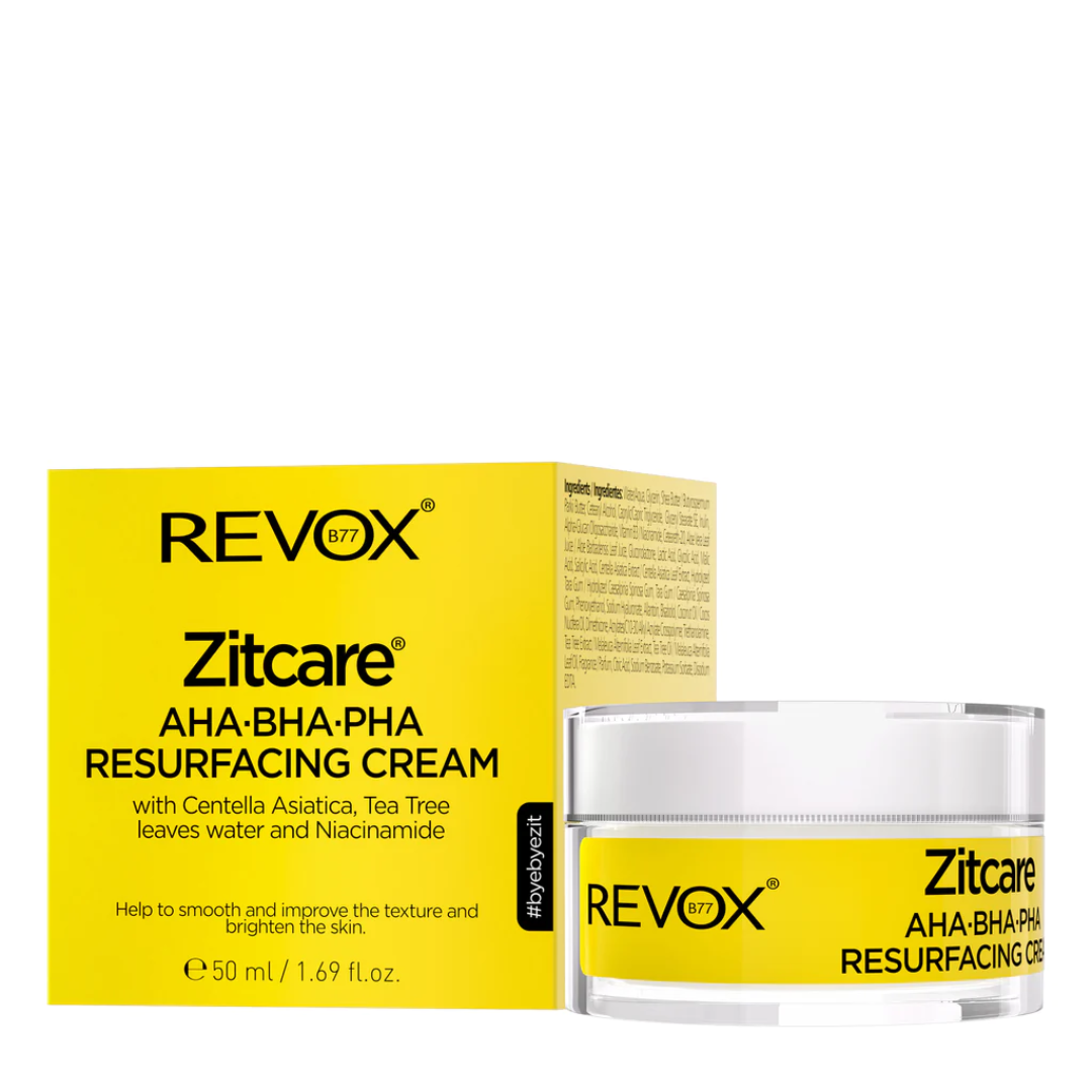 ZITCARE-AHA.BHA_.PHA_.-RESURFACING-CREAM-50ml-1.png REVOX ZITCARE AHA.BHA.PHA. RESURFACING CREAM 50ml – Image 1
