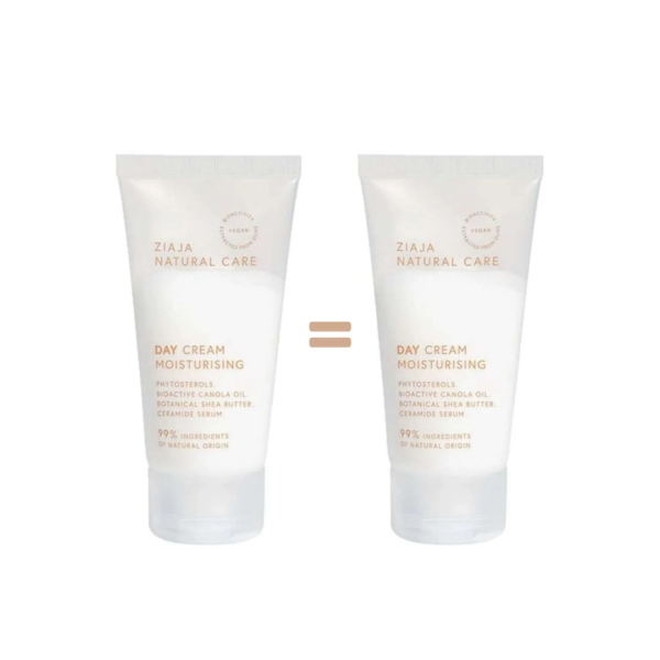 Ziaja Natural Care Creme Hydratante de Jour 2x50ml Pack