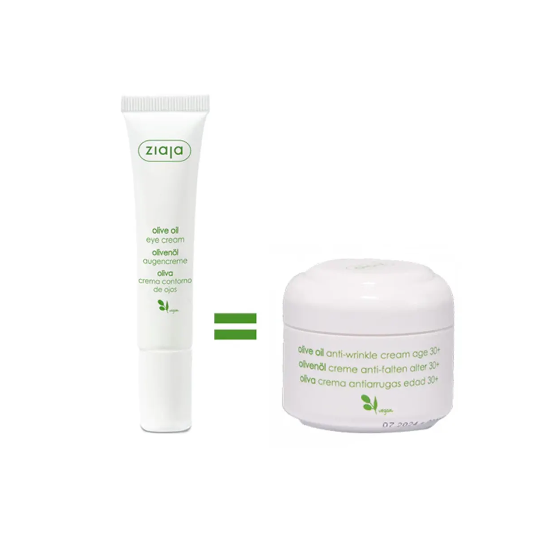 Ziaja-duo-pack-Olive-naturel-Cr-anti-ride-50mlcreme-des-yeux-15ml-1.png Ziaja Pack Oil Olive Naturel Creme Anti-Ride 50ml+ Creme des yeux 15ml – Image 1