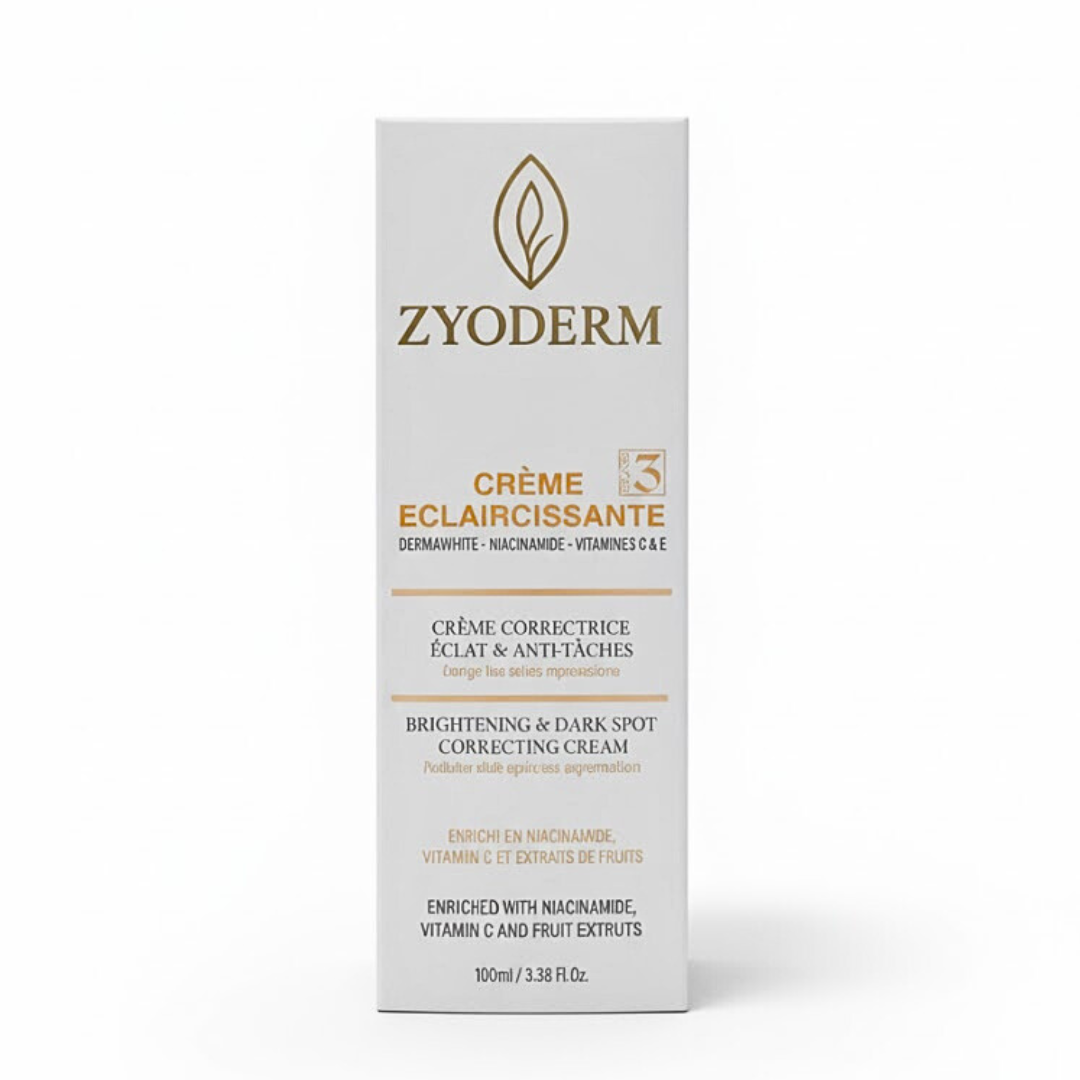 Zyoderm-Creme-Eclaircissante-x3-100ml.png Zyoderm Creme Eclaircissante x3 100ml – Image 1