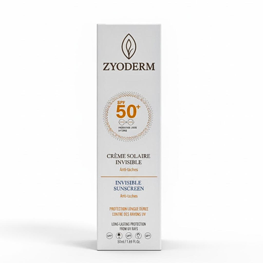 Zyoderm-Creme-Solaire-Invisible-Anti-tache-Spf50.png Zyoderm Creme Solaire Invisible Anti-Tache Spf50+ – Image 1