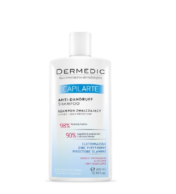 antipellicules-capilarte-1.jpg Dermedic Capilarte Shampoing Apaisant Pour Cheveux et Peau sensibles 300ml – Image 1