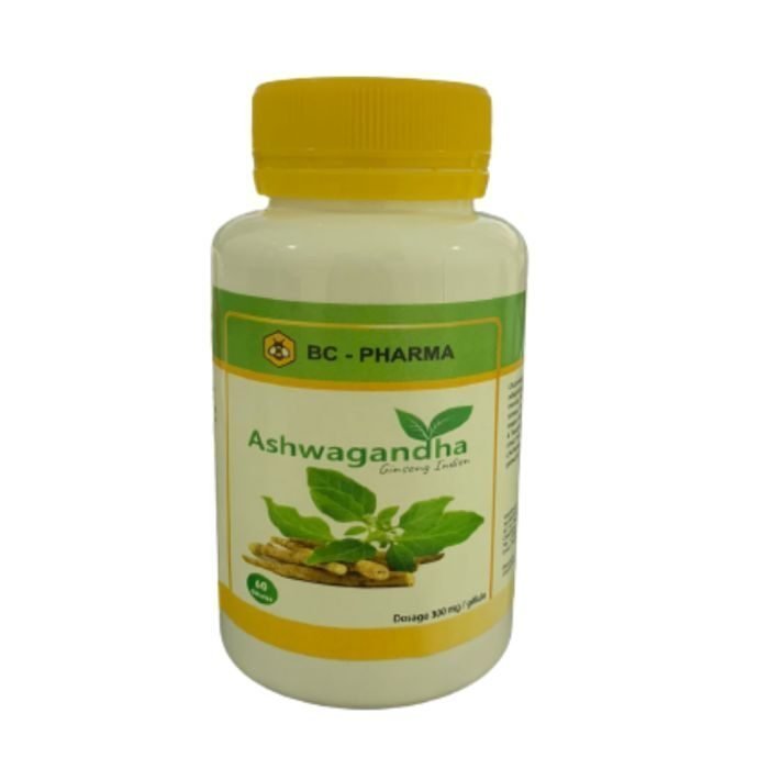bc-pharma-ashwagandha-300-mg-60-gelules.jpg BC PHARMA Ashwagandha Ginseng Indien 60 Gelules – Image 1