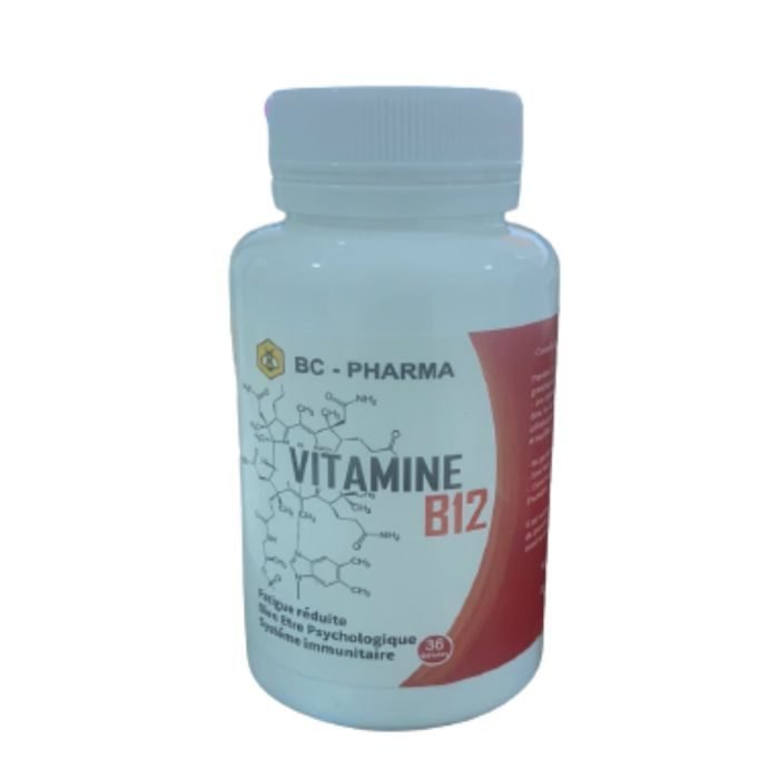 bc-pharma-vitamine-b12-36-comprimes.jpg BC PHARMA Vitamine B12 36 gelules – Image 1