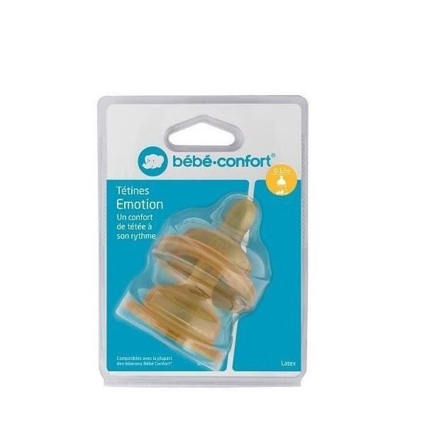 BEBE CONFORT Tétine Emotion Latex T1 (x2)