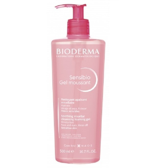 bioderma-sensibio-gel-moussant-500ml-1.jpg Bioderma – Sensibio Gel Moussant Nettoyant Douceur – 500 ml – Image 1