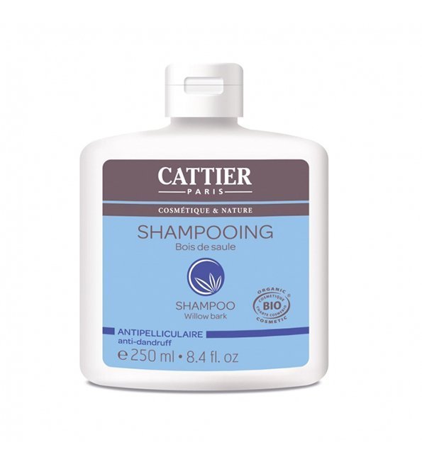 bois-de-saule-1.jpg Cattier Shampooing Bois de saule Anti-pellicullaire 250ml – Image 1
