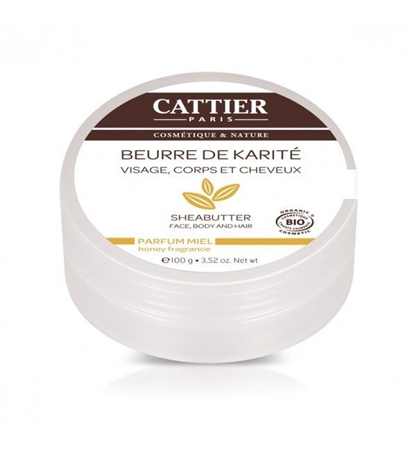 ccc.jpg Cattier Beurre de karite Miel 100g – Image 1