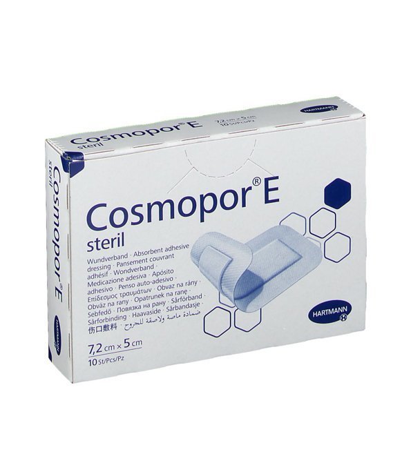 cosmopor-pansement1-1.jpg Hartmann Cosmopor sterile 7.2*5/10pcs – Image 1