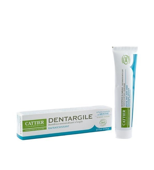 dentargile_menthe__rafraichissant-1.jpg Cattier Dentargile Dentifrice Menthe 75ml – Image 1