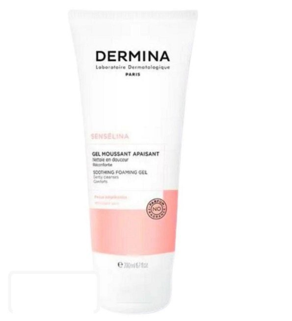 dermina-senselina-gel-moussant-apaisant-nettoyant-200ml-prix-maroc-parapharmacie-en-ligne-beautymall.jpg DERMINA SENSELINA GEL MOUSSANT APAISANT 200ml – Image 1
