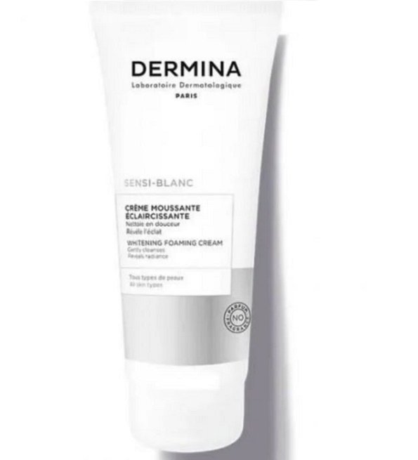 dermina-sensi-blanc-creme-moussante-eclaircissante-100-ml-parapharmacie-maroc.jpg DERMINA SENSI BLANC CREME MOUSSANTE ECLAIRCISSANTE – 200ml – Image 1