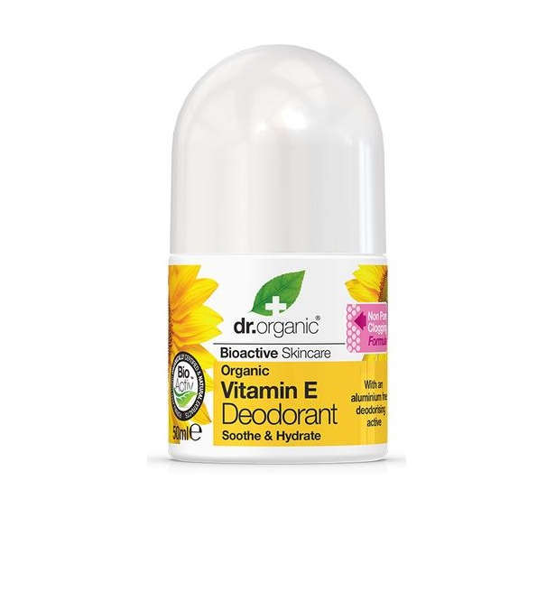 dr-organicvitamin_e_deodorant-1.png Dr Organic Déodorant à la Vitamine E 50Ml – Image 1
