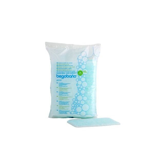 Begobano eponge savonneuse 100 gr 24 unités
