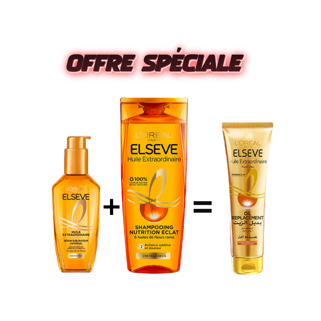 httpsbeautymall.maproductelseve-routine-ex-oil-huile-100mlshampooing-200mloil-replacement-125ml.png L’Oreal Paris Elseve Routine Ex Oil Huile 100ml+Shampooing 200ml+Oil Replacement 125ml – Image 1