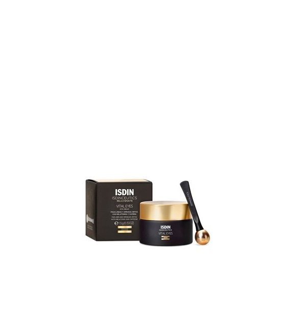 isdin-isdinceutics-rejuvenate-vital-eyes-creme-contour-des-yeux-15-g-1.jpg Isdin Vital Eyes Cream 15g – Image 1