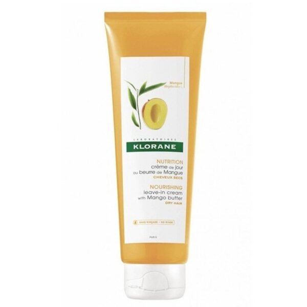 Klorane Crème de Jour Sans Rinçage au Beurre de Mangue – 125 ml