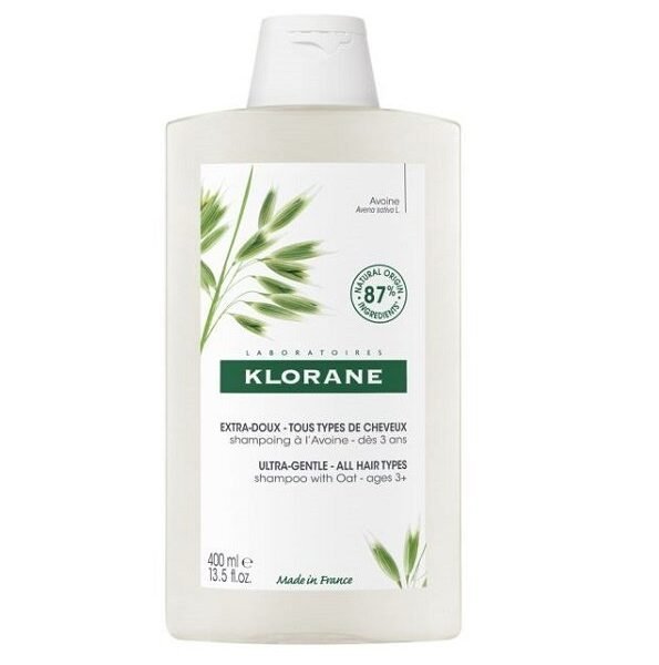 Klorane Shampoing Extra-Doux au Lait d&rsquo;Avoine – 400 ml