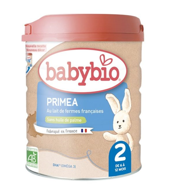 lait-infantile-primea2-800g-babybio-de-6-a-12-mois-1.png BABYBIO Lait 2ème âge Boîtes Lait infantile Primea 2 Croissance dès 6 mois 800G – Image 1