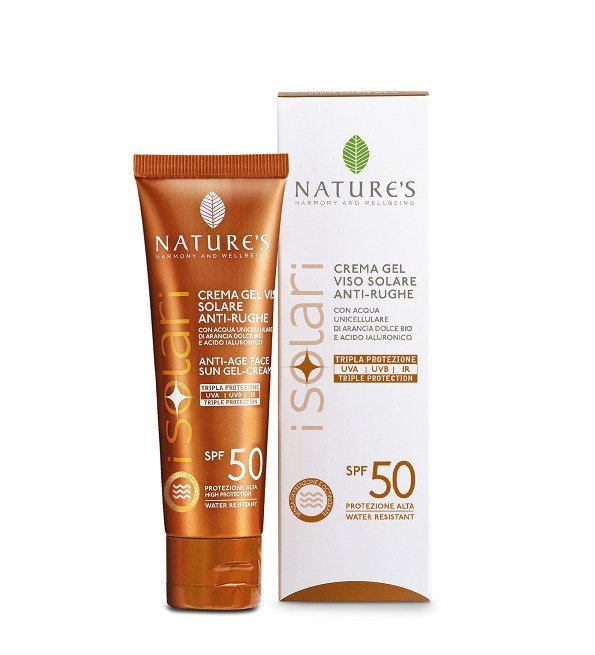 natures-Crema-Gel-Viso-SPF50.jpg Natures Isolari Gel Creme Visage Anti-age Spf50 50ml – Image 1