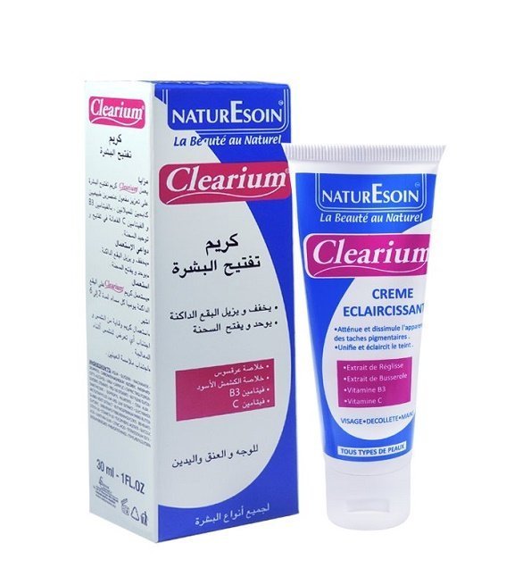 naturesoin-CLEARIUM-Creme-eclaircissante-30ml.jpg NATURESOIN CLEARIUM Crème éclaircissante 30ml – Image 1
