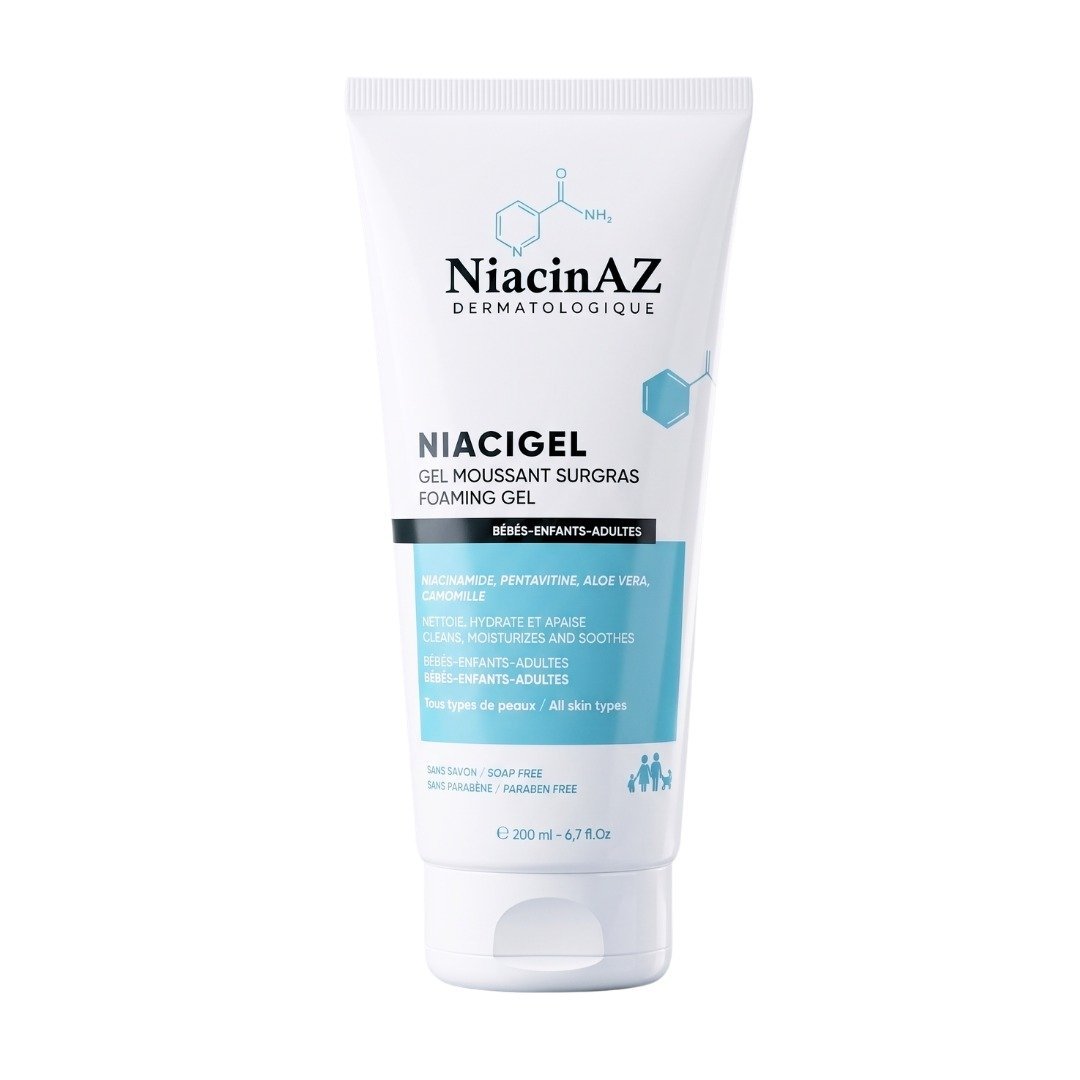 niacigel.jpg NiacinAZ Niacigel Gel Moussant Surgras 200ml – Image 1