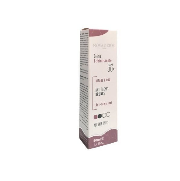 Novaderm Creme Eclaircissante spf30+ 50ml