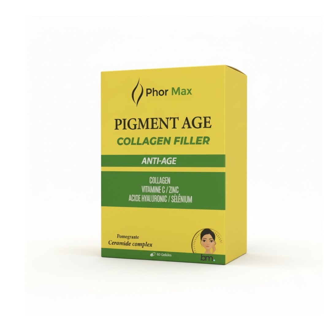 phormax-anti-age.jpg Phormax Pigment Age Collagen Filler 60 Gelules – Image 1