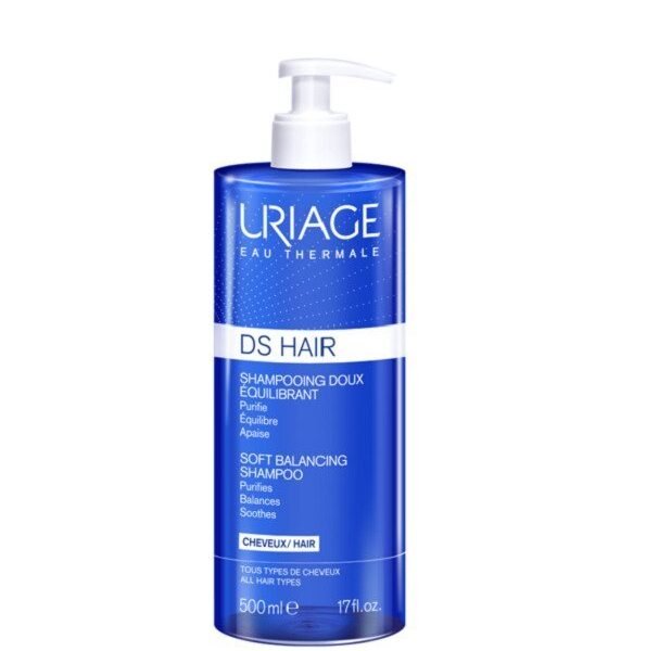 Uriage – DS Hair – Shampooing Doux Équilibrant – 500ml