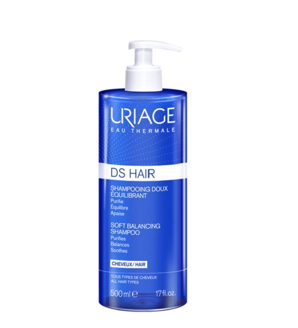 product_show_ds-hair-shampooing-doux-equilibrant-500-ml.jpg Uriage – DS Hair – Shampooing Doux Équilibrant – 500ml – Image 1