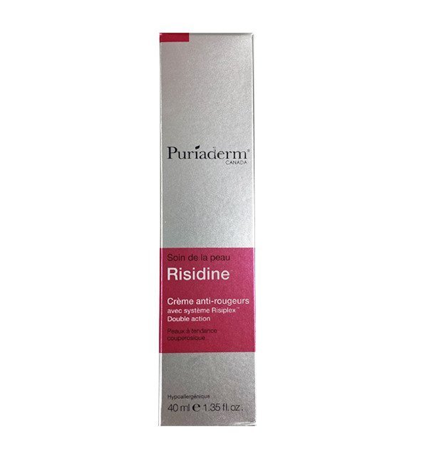 puriaderm-risidine.jpg Puriaderm Risidine Crème Anti-rougeurs 40ml – Image 1