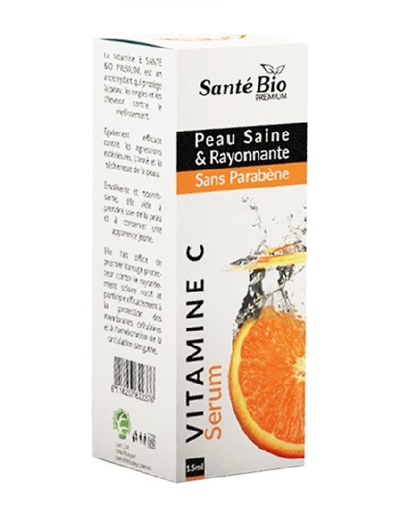 sante-bio-premium-serum-vitamine-c-15ml-1.jpg Sante bio Vitamine C Sérum 15ml – Image 1