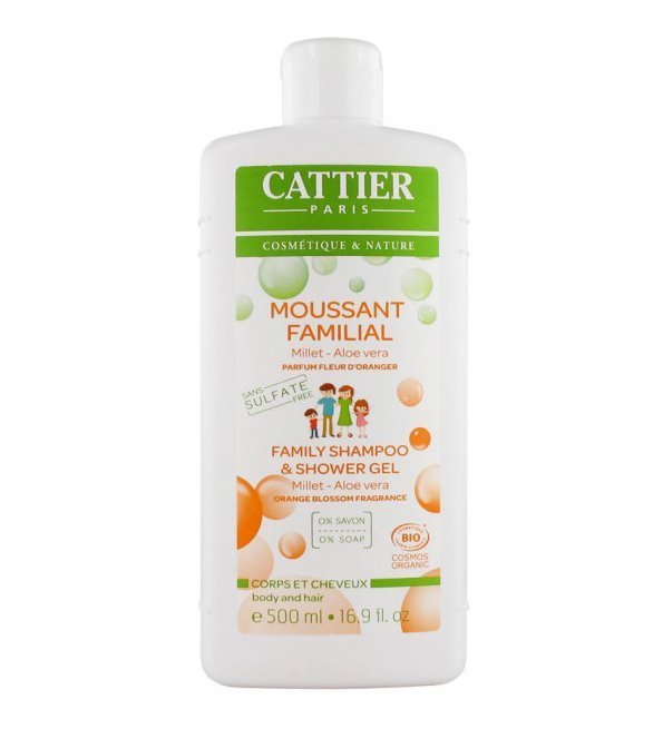 ssl-1.jpg Cattier Moussant familial sans Sulfate 500ml – Image 1